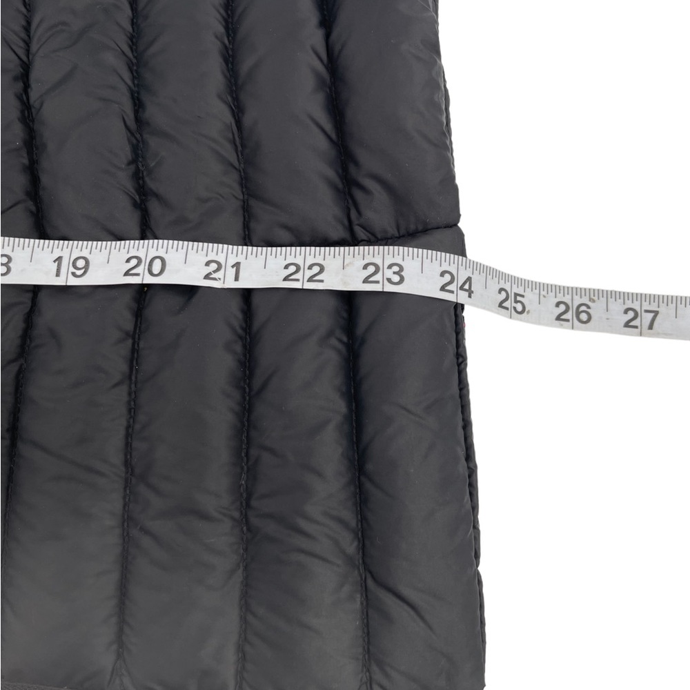 Kate Spade Quilted Down Puffer Full Zip Lightweight Hooded Jacket Black Small P - Picture 16 of 17